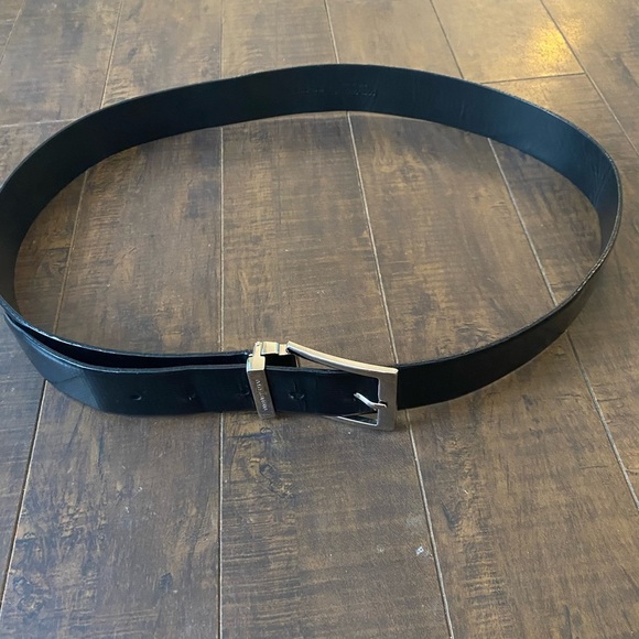Dolce & Gabbana Black Calf leather Silver metal buckle belt belt - Picture 3 of 14